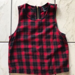 Crop top muscle tank